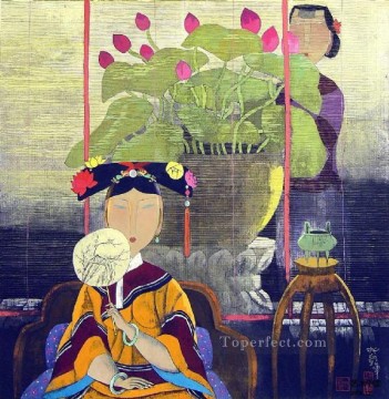 胡永凱中国人女性12 Oil Paintings